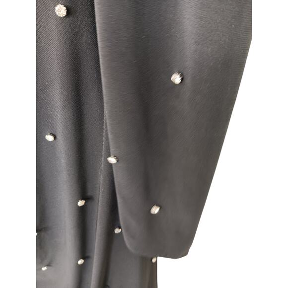 New Mac Duggal 67733 Black One Sleeve Beaded Evening Gown Dress Size 20W - Picture 12 of 15